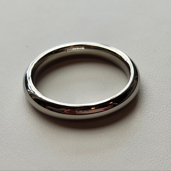 Silver Steel by Design Band Ring - Picture 2 of 5